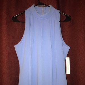 Blue mock/ turtle neck Antonio Melani dress